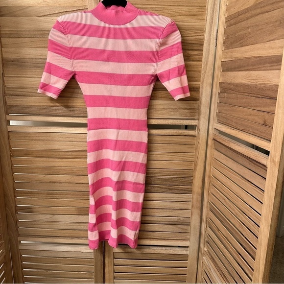 Nana Jacqueline Madeline Knit Stripes Open Back Dress size M - Picture 5 of 10